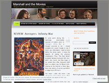 Tablet Screenshot of marshallandthemovies.com